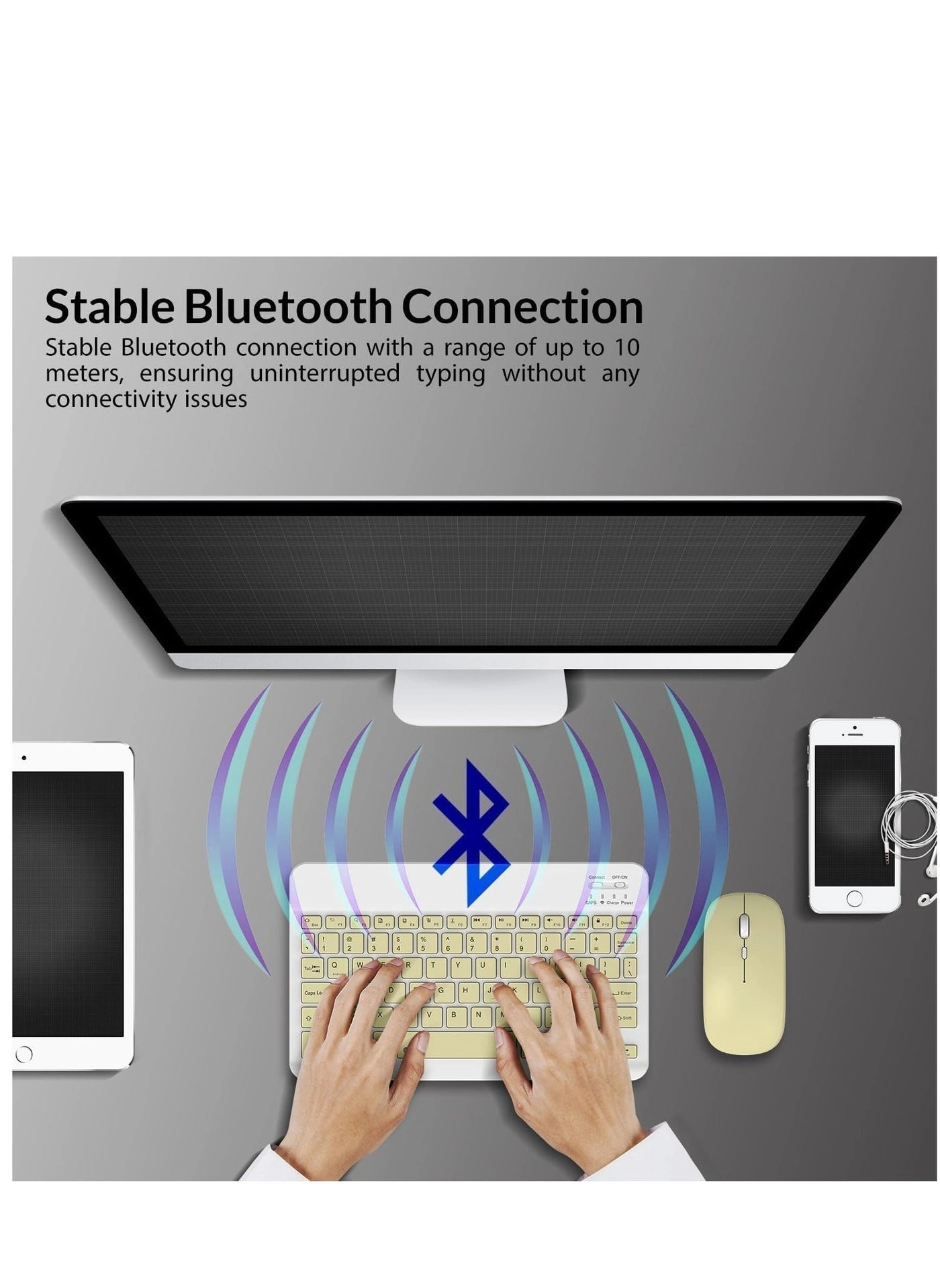 Bluetooth Keyboard and Mouse Combo