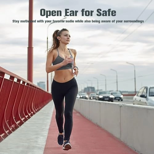 Open Ear Bone Conduction Headphones Wireless Headphone