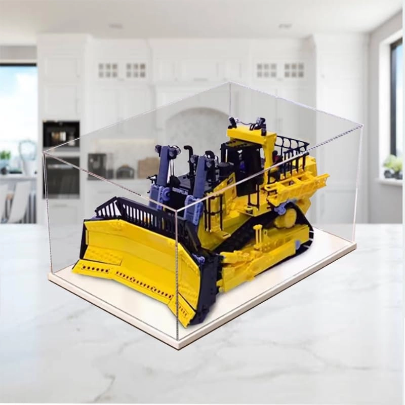 Technic Display Case (42131) - Clear Acrylic Black Bottom+top Light