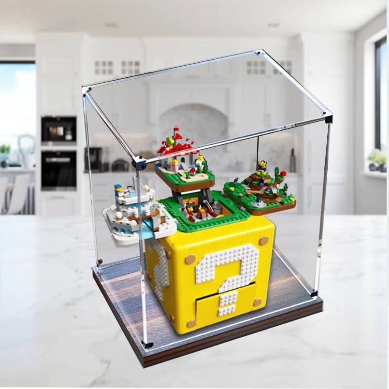 Clear Acrylic Display Case - fits 71395 Walnut Bottom