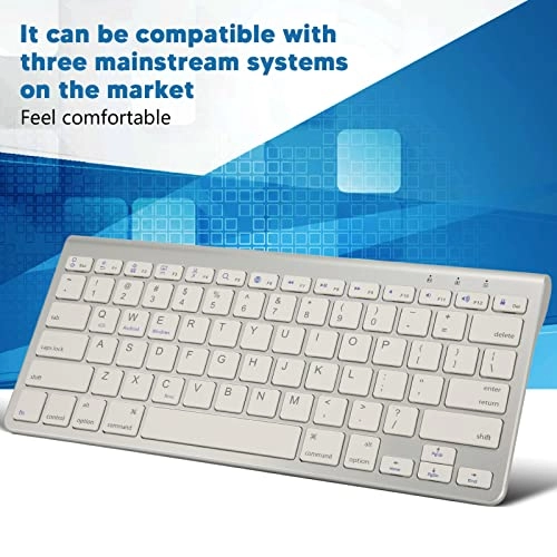 Universal Ultra Slim Telescopic Holder 78 Keys Keyboard - Wireless