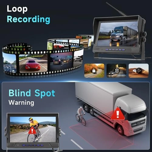 Wireless Backup Camera - Night Vision Wireless 720P