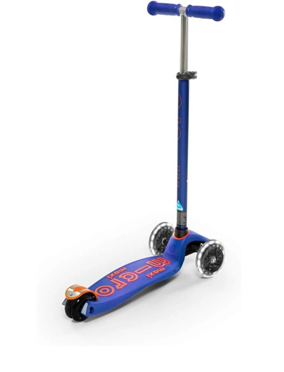 Maxi Deluxe 3-Wheel Kick Scooter – 120/80 mm LED