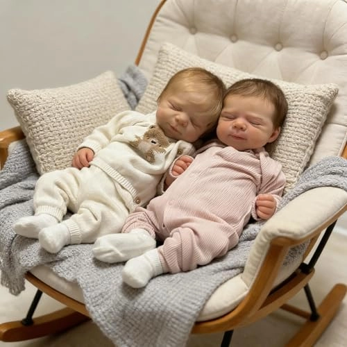 Pascale Reborn Baby Doll - 18 inch Vinyl Ages 3+ Bundle