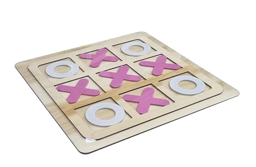Tic Tac Toe Wooden Puzzle (SQXO9) - 1 pcs