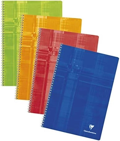 Clairefontaine 81422C A4 Spiral - Grid 100 Pages