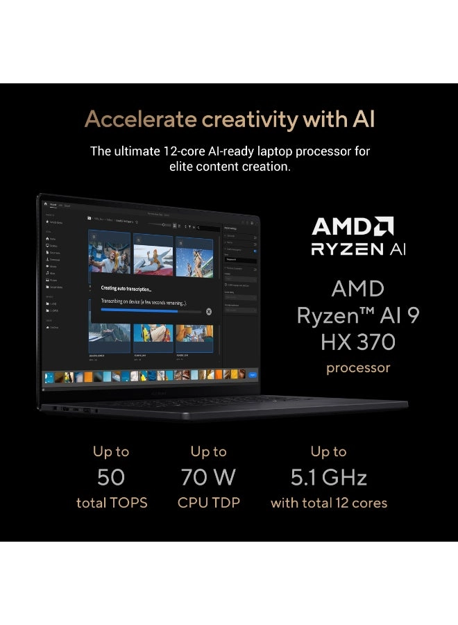 ProArt P16 H7606WX - 16'' Ryzen AI 9 HX 370 64GB DDR5 2TB SSD