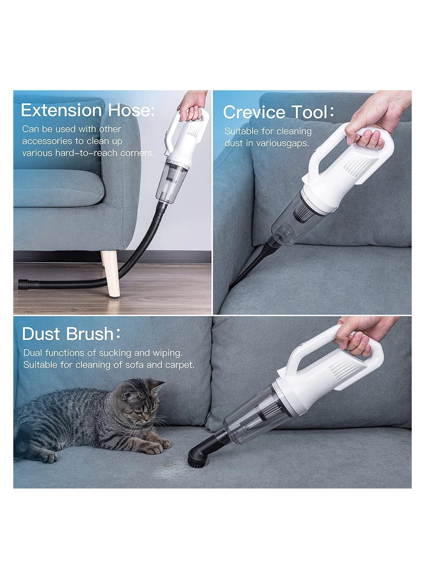 Handheld Vacuums - 2200mAh