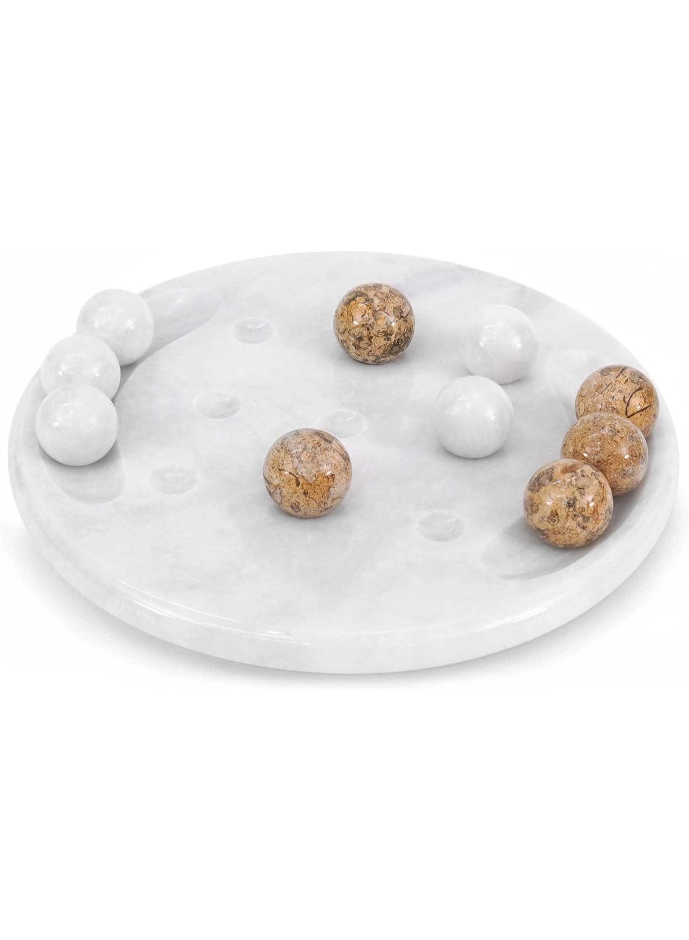 tic_tac_toe - Marble Handmade Red and Coral