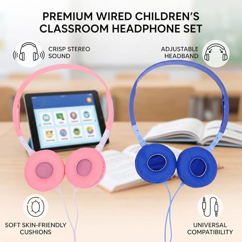 12 Pairs Kids Headphone - Wired Headphone