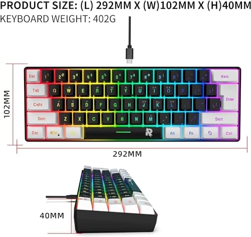 60% Wired Gaming Keyboard