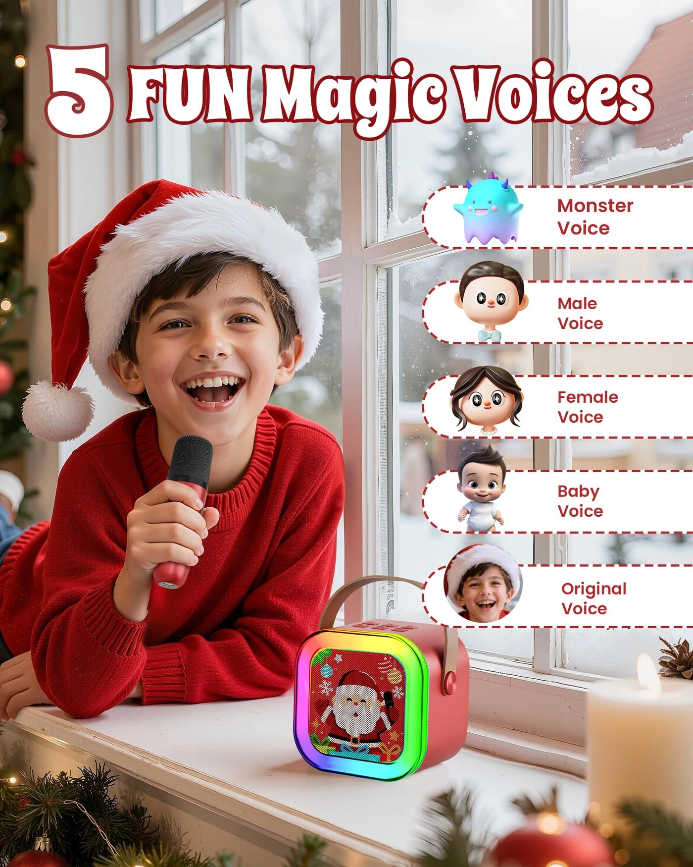 Mini Karaoke Machine - 4-10 years