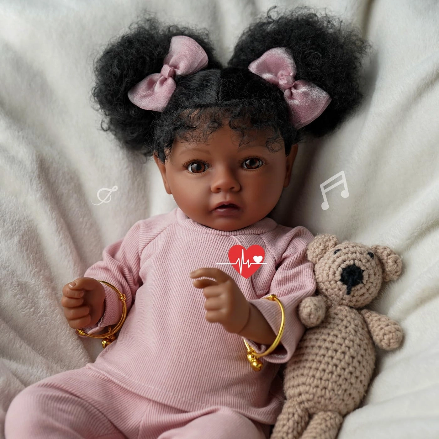 Reborn Baby Doll - 20 Inch Soft Vinyl and Cloth Body