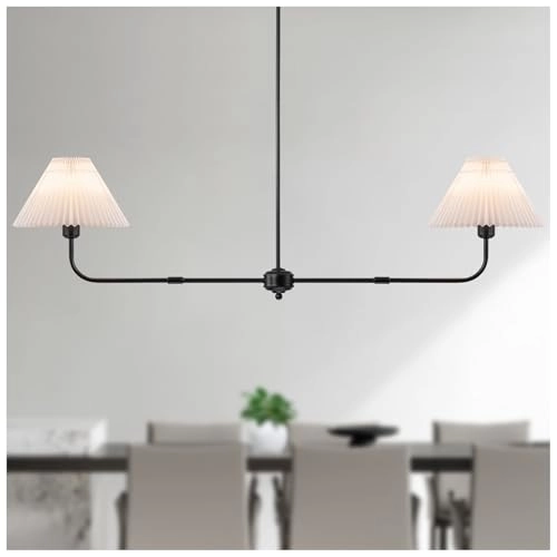 Modern Linear Chandelier - Dimmable