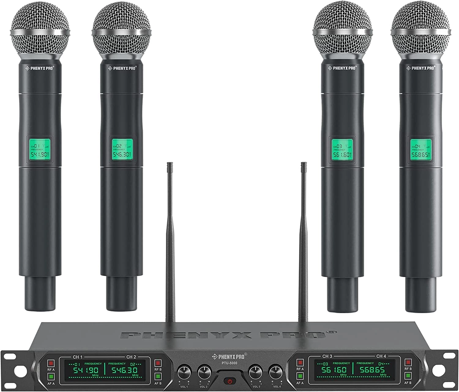 PTU-5000-4H - 4 microphones UHF