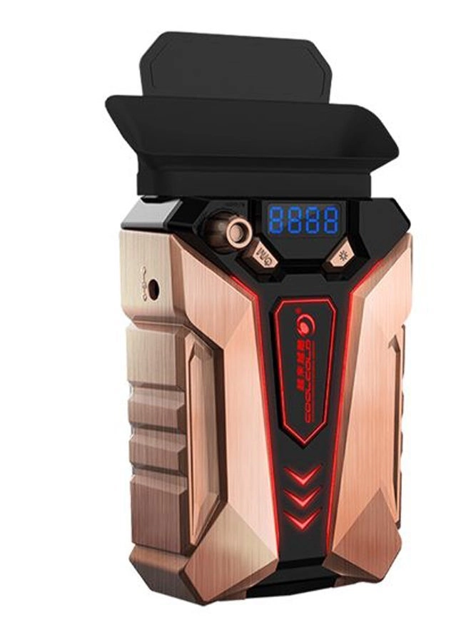 Portable Air Extracting Cooling Fan - Rose Gold Black Red