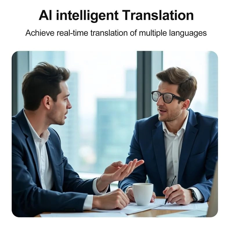 AI Smart Glasses - Real Time Translation Voice Assistant