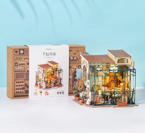 DIY Miniatures Dollhouse Kit - Emily's Florist 1/24