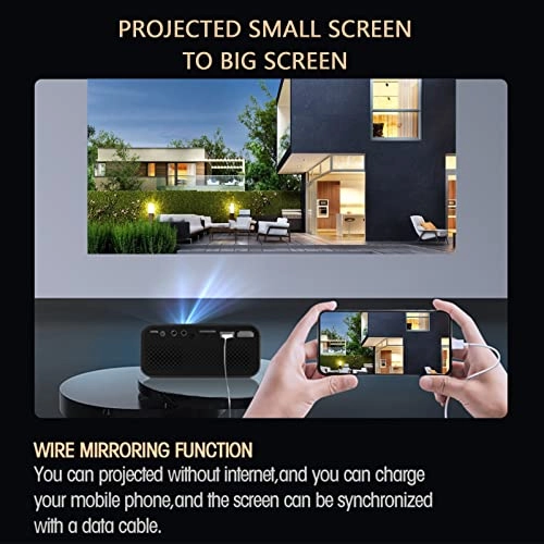 Mini WiFi Projector 24 ANSI 320 x 240