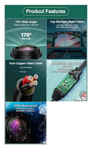 Reversing Camera - Night vision 1080p*720p