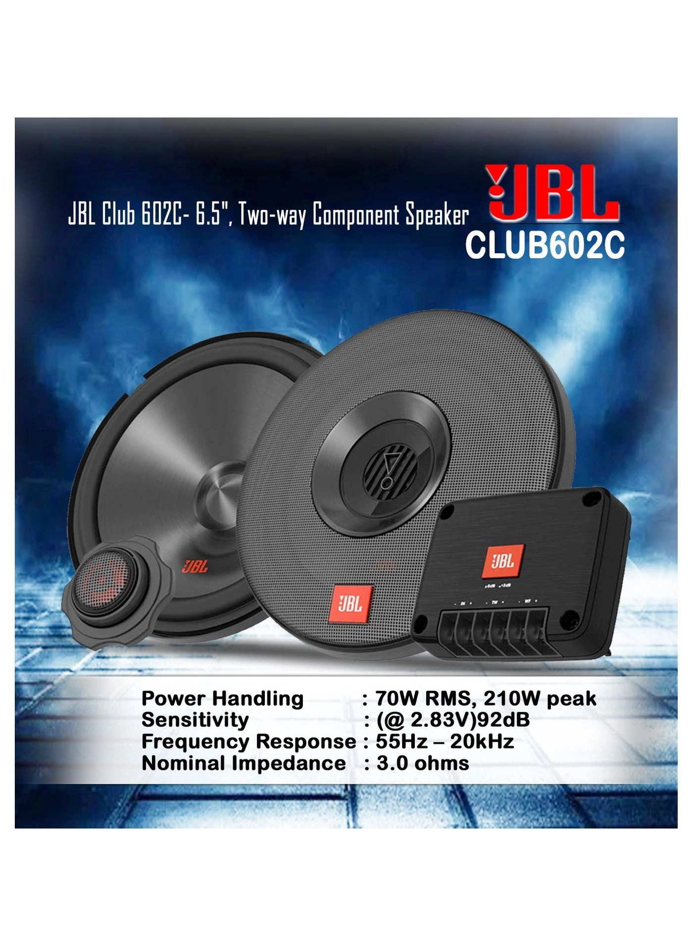 CLUB 602C - 6.5" Two-Way Component