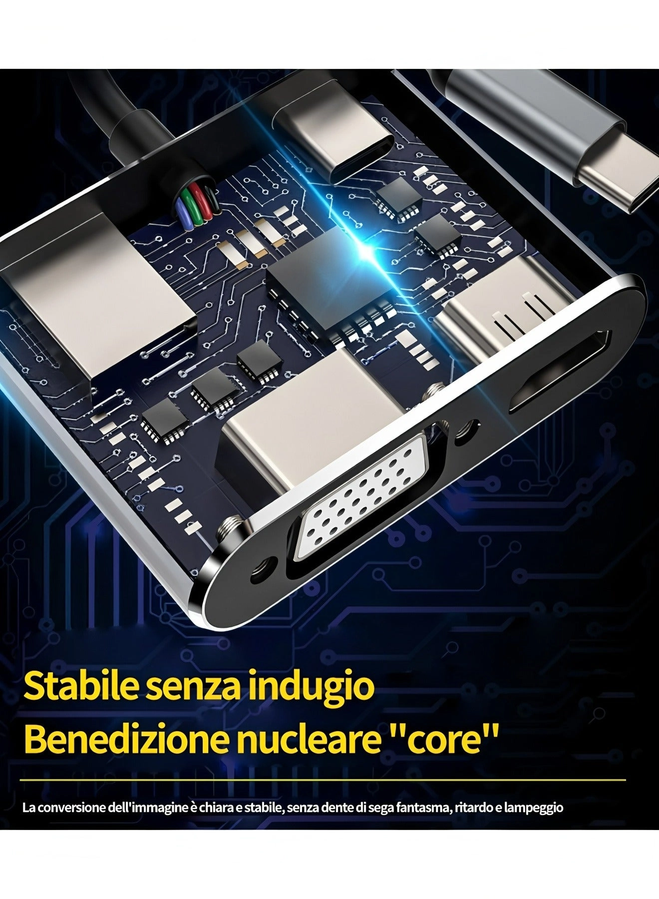 USB C Hub Adapter - 4K HDMI USB 3.0 100W PD