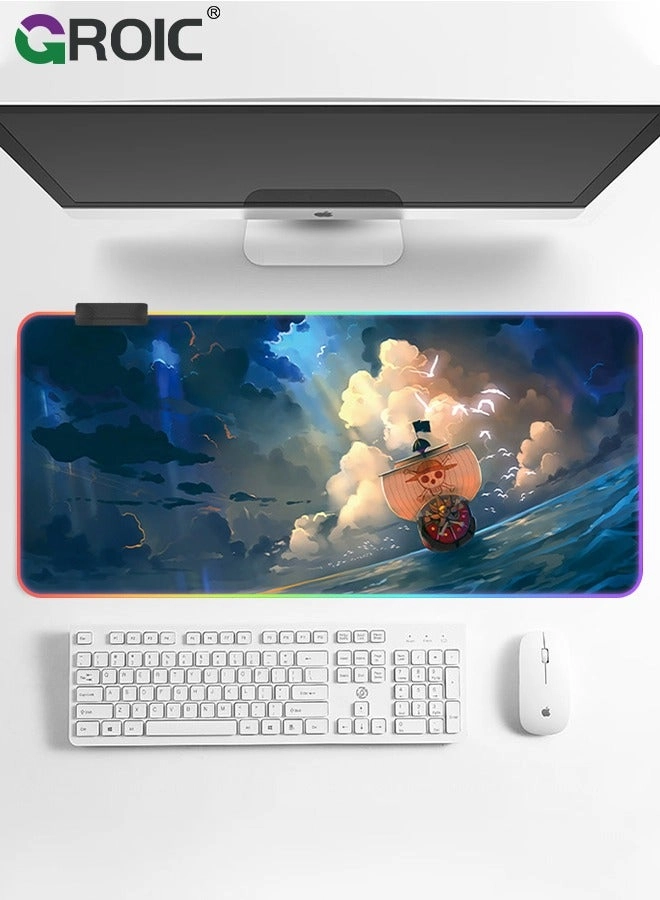 RGB Gaming Mouse Pad - 32.4x9.2 cm