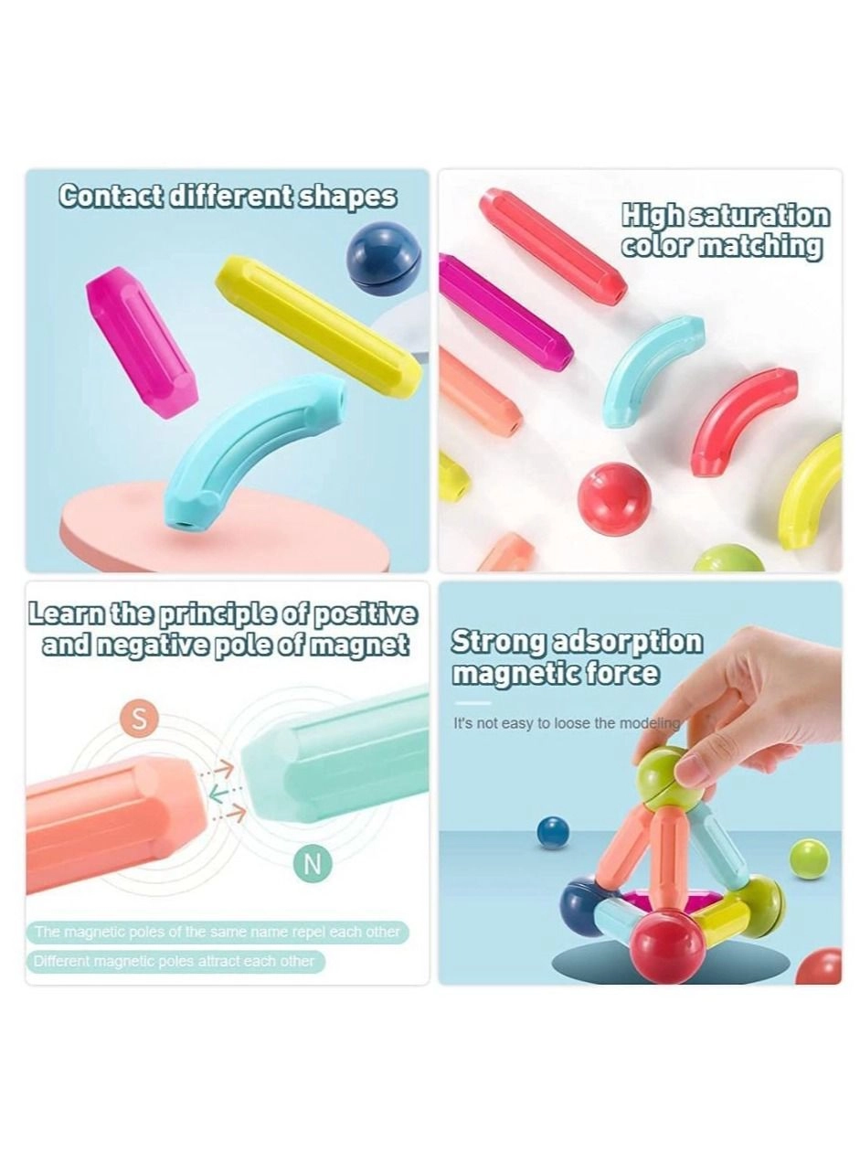 magnetic play toy - 64pcs