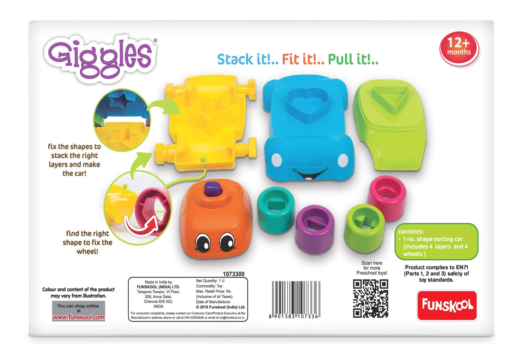 Stack A Car - 18 Months