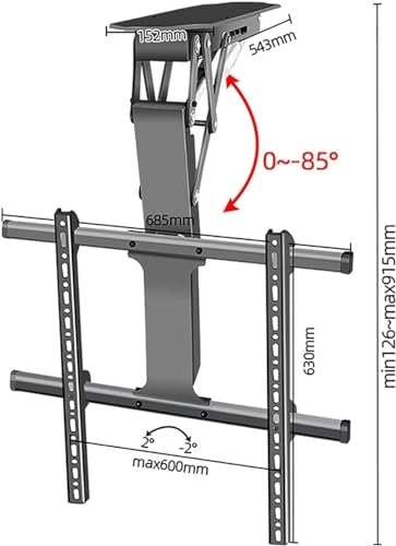 Ceiling TV Mount - 50kg 26-70 inch