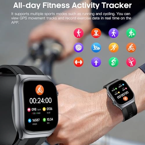 Blood Pressure Smart Watch - 2.06" AMOLED 530mAh