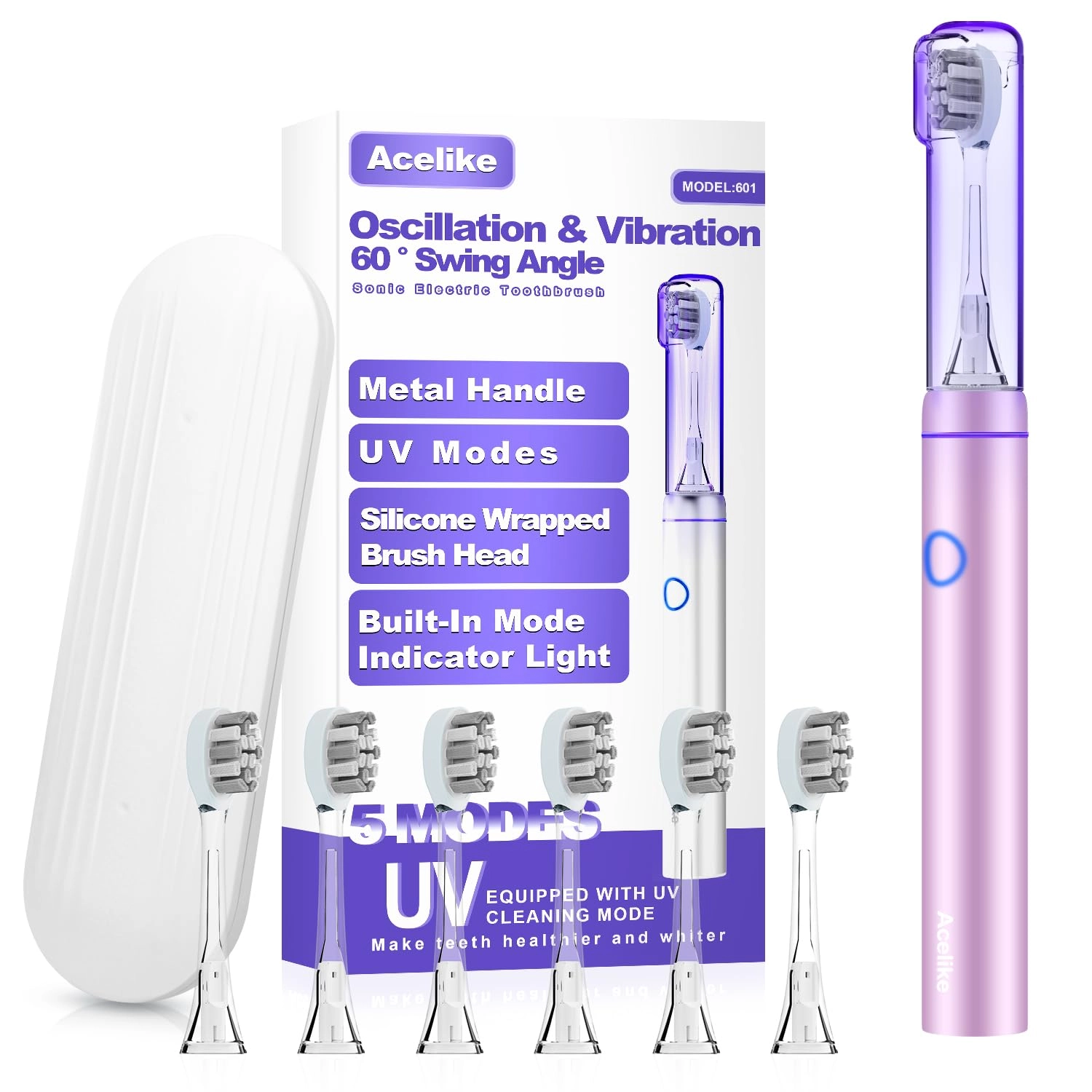 601 - UV Mode 6 Brush Heads 120 Day