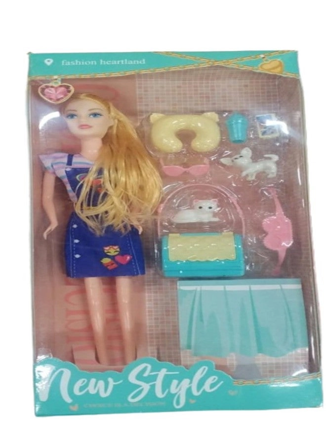 Doll - Realistic Features Soft Hair Accessories Ages 3+