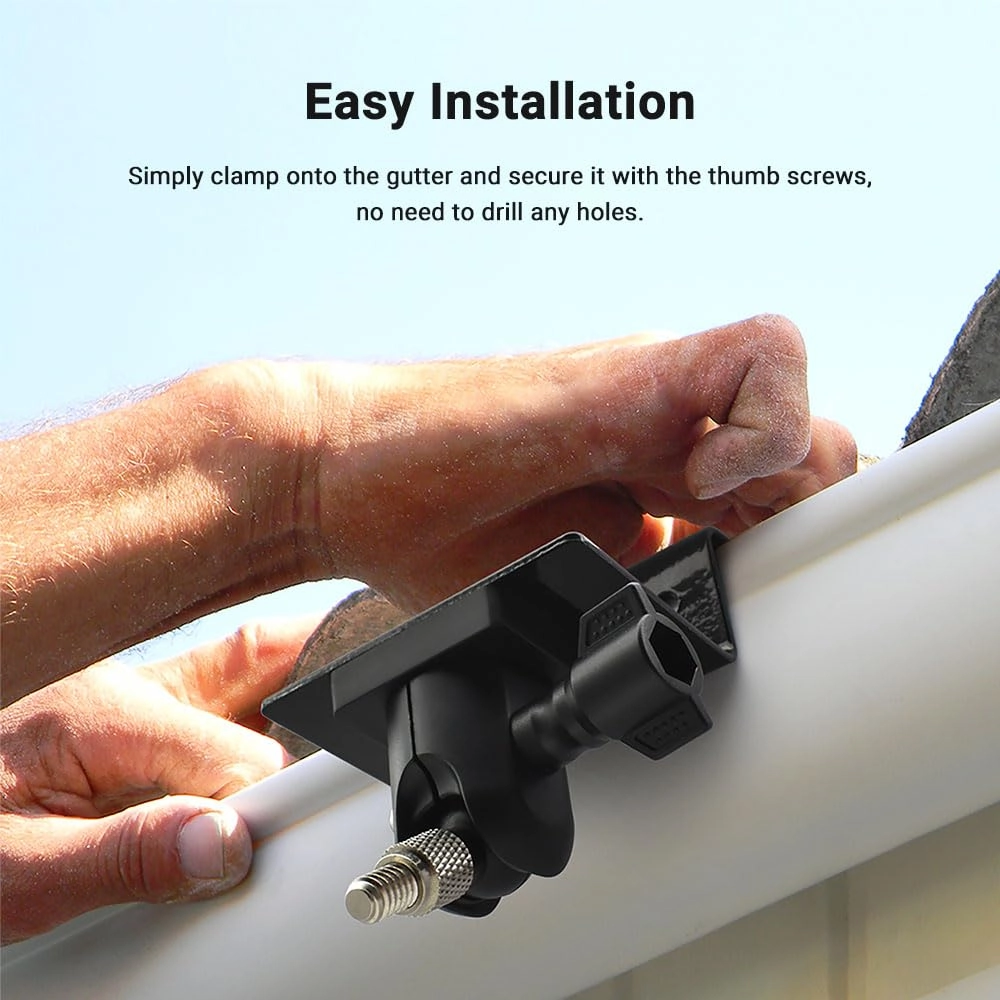 Outdoor Security Camera Gutter Mount