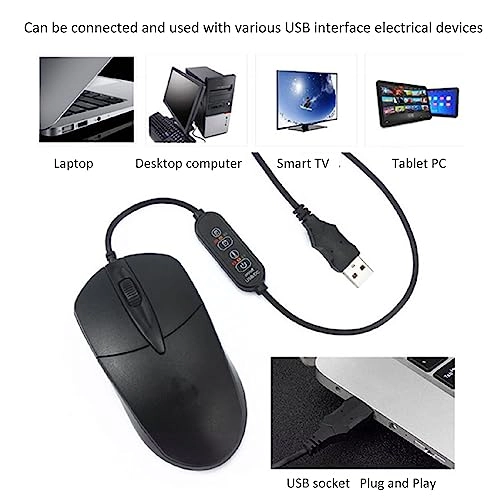 Heated Ergonomic Optical Mouse - USB