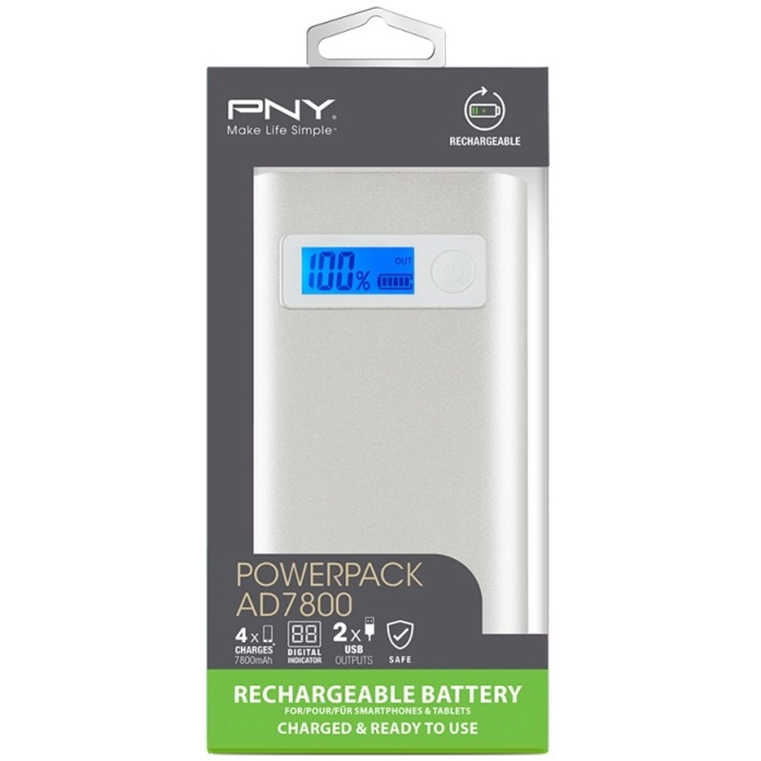 PB780014S02BRB - 7800 MILLIAMPEREHOUR DC 5V / 1A -2.4A 2