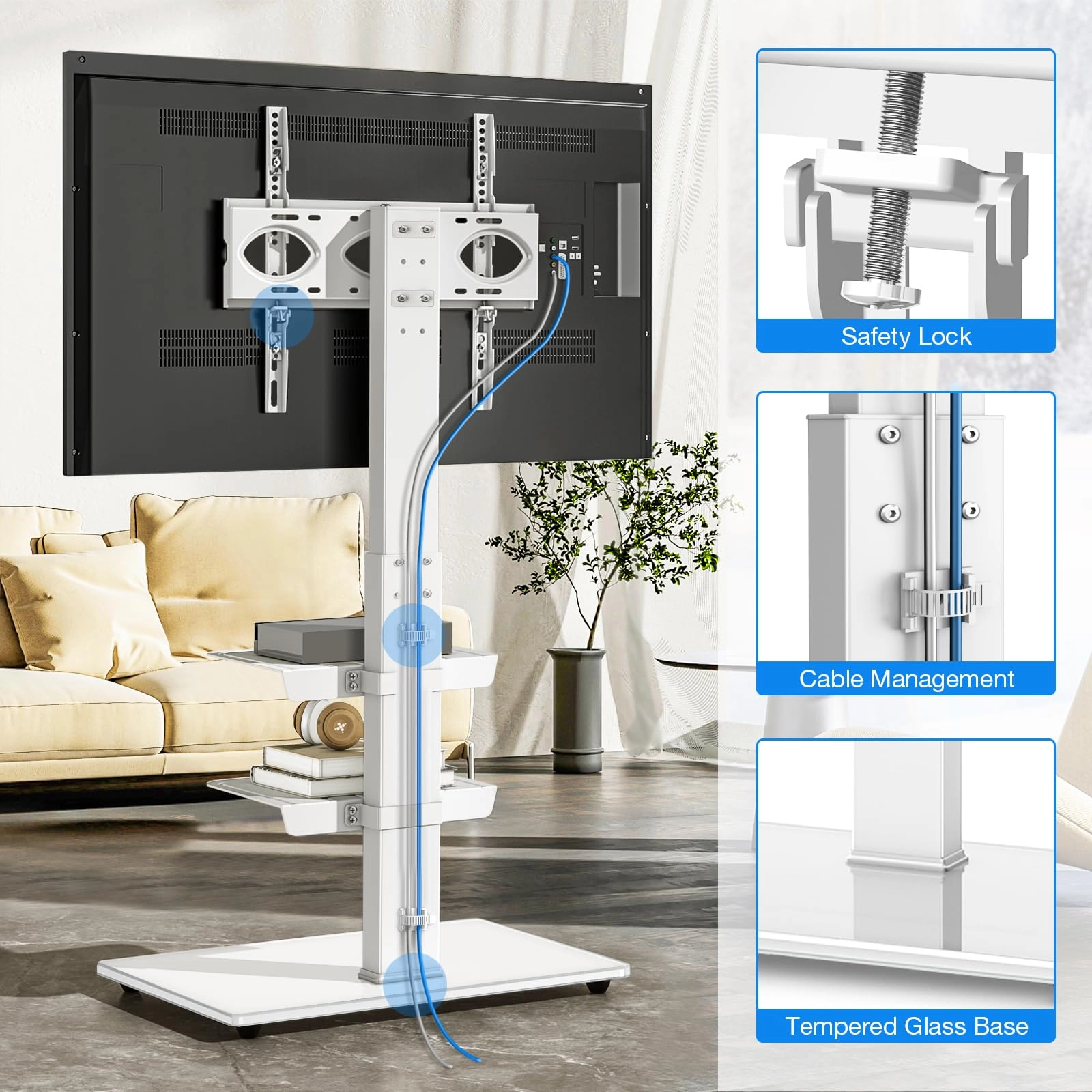 TV Floor Stand - 50kgs 32-70 inch