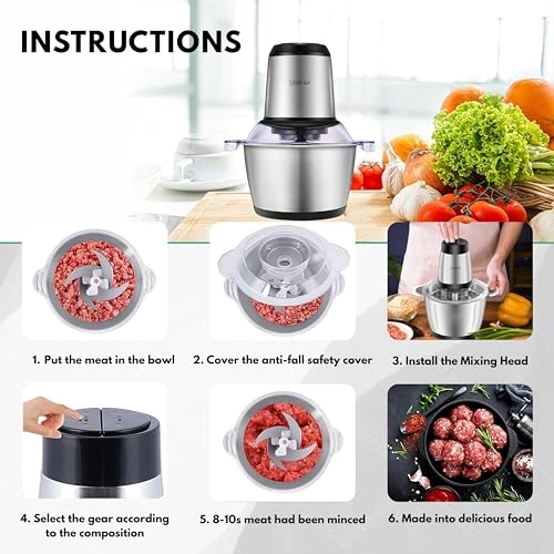Electric Food Chopper - 2L Electric
