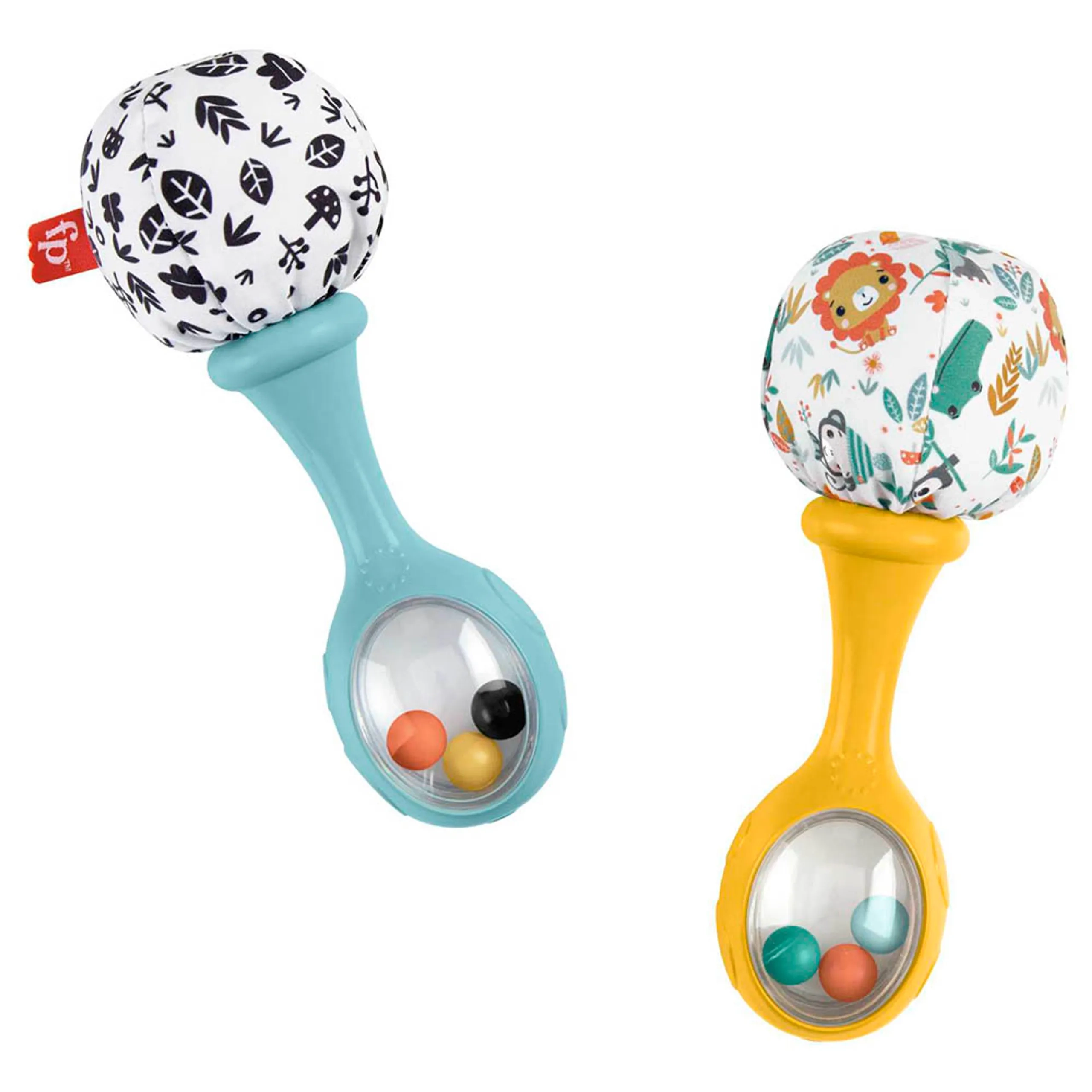 Rattle 'N Rock Maracas - 3 months high quality material Set of 2