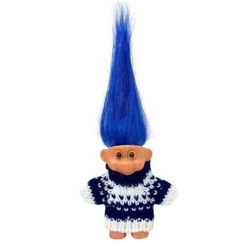 Troll Doll - 75 Tall Dark Blue