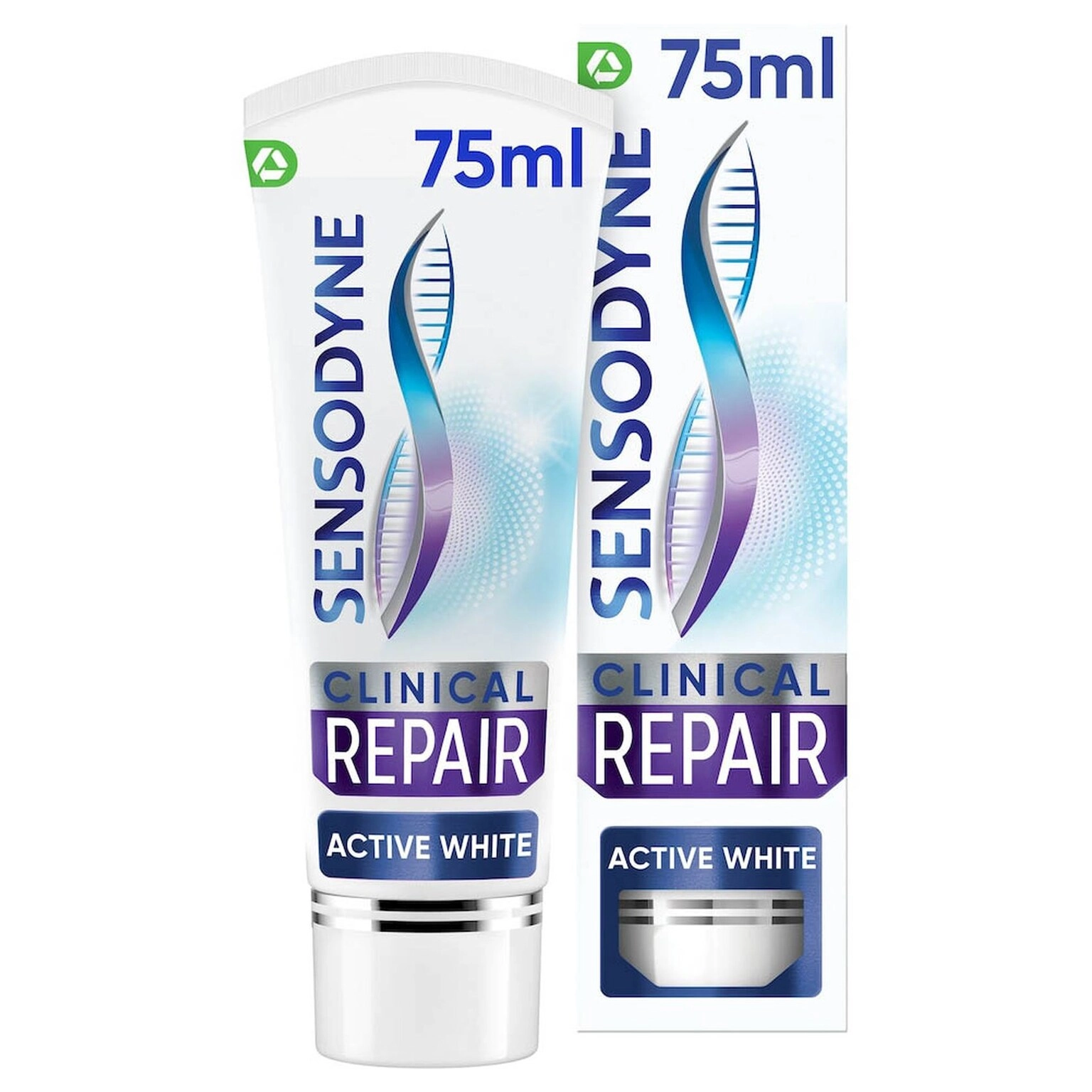 Sensodyne Clinical Repair Active White Toothpaste 75ml