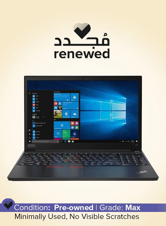 Lenovo (Renewed) ThinkPad E15 20RDS02W00 - 15.6'' Core i7-10510U 8GB DDR4 256GB SSD