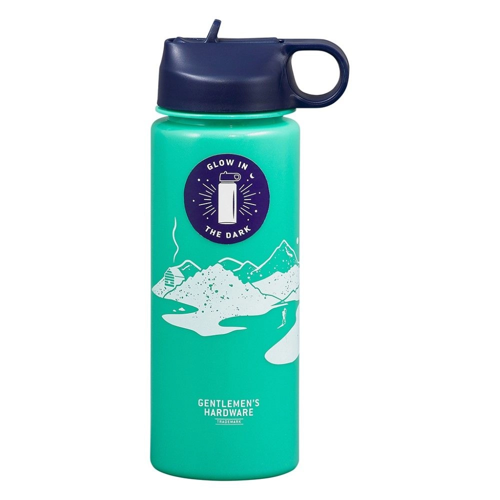 GENTLEMEN'S HARDWARE Glow In The Dark Water Bottle 700 ml
