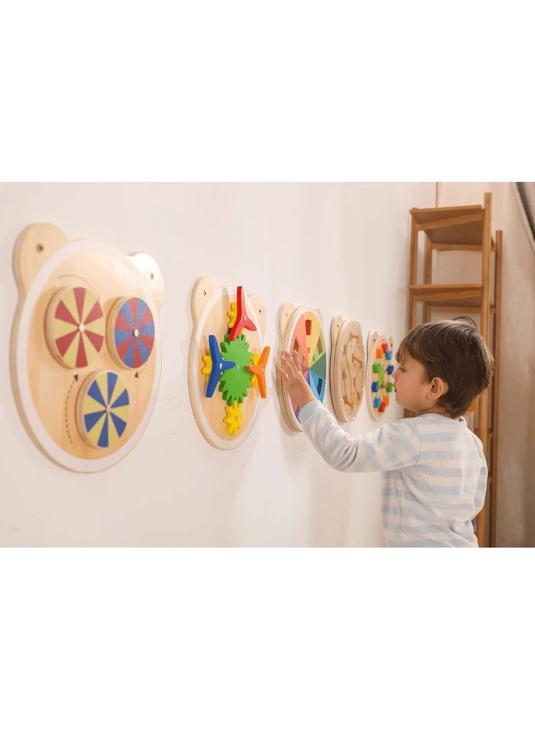 Wooden Wall Toy - 2+ Years