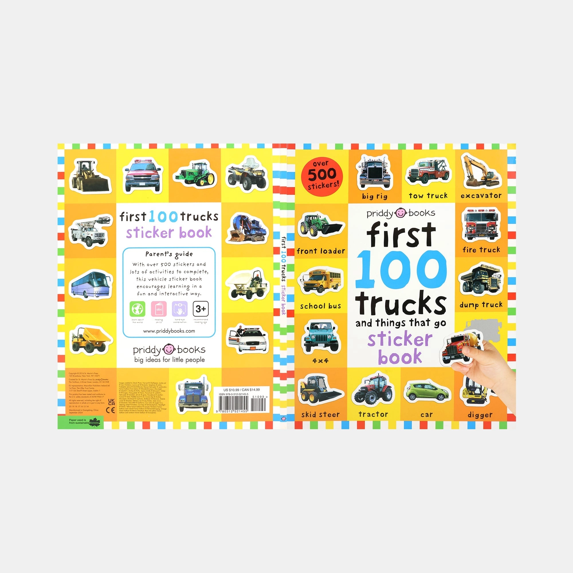 First 100 Stickers - Trucks and Things That Go