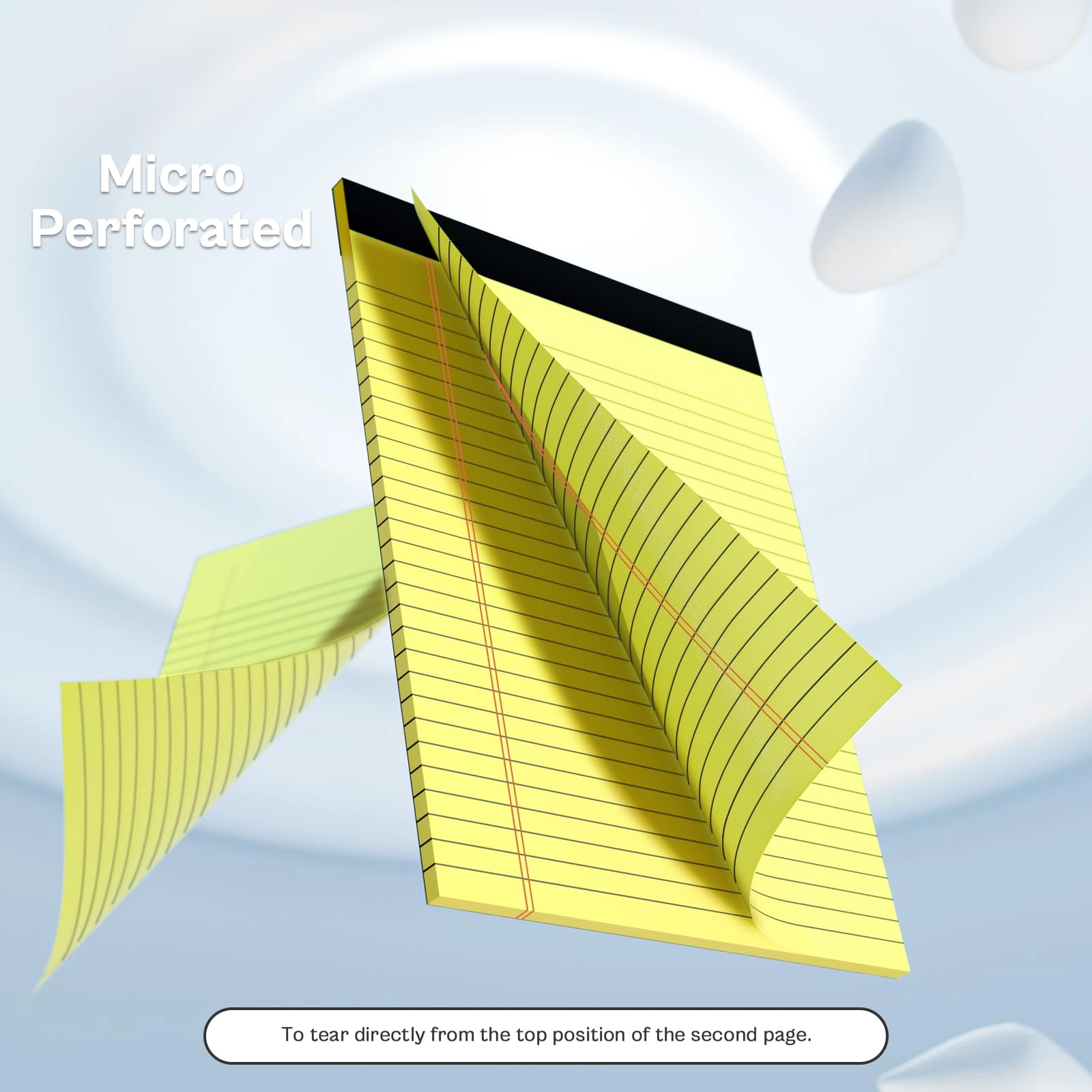 Legal Pad 8.5x11 - Lined 30 Sheets