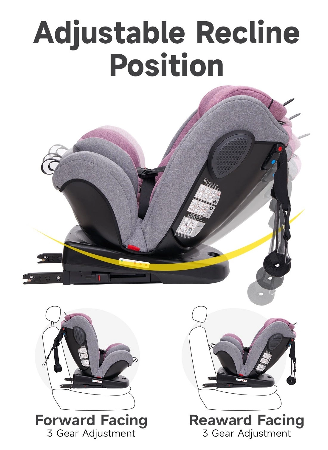 Rotating Ranger TT - Group 0+/1/2/3 (0-36Kg) ISOFIX