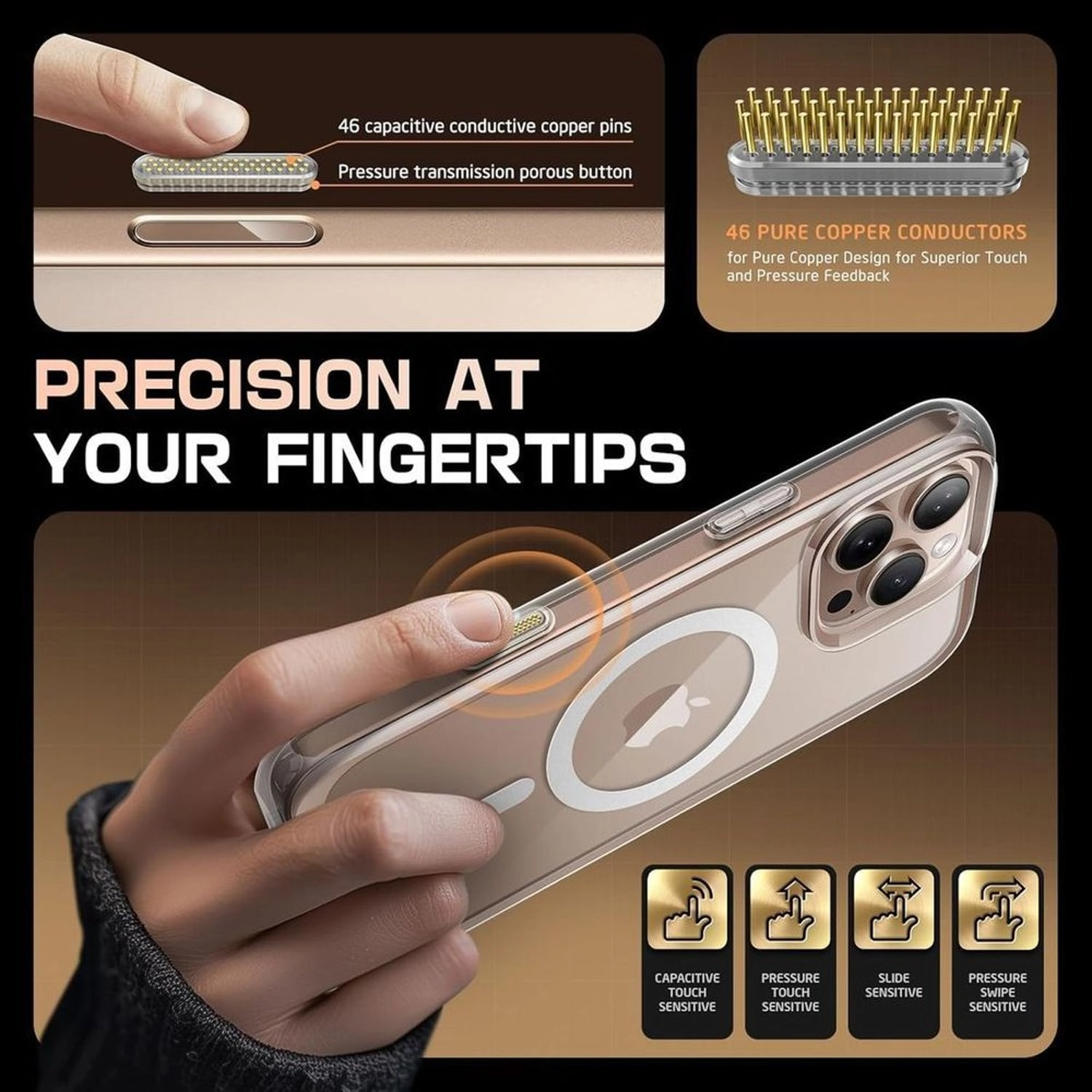 MCAP16PR01CL Clear Case for iPhone 16 Pro