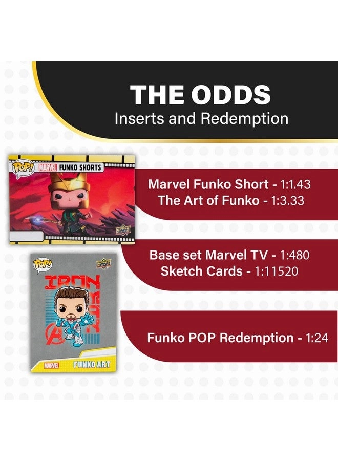 Funko POP! Marvel Studios Trading Card Box - 24 Factory Sealed Packs Per Box 8 Cards Per Pack