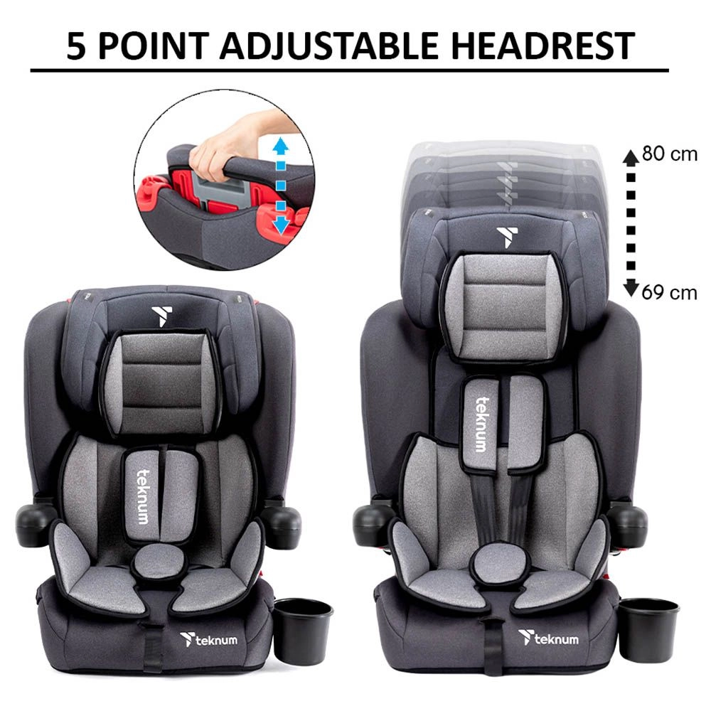 Pack And Go Foldable Car Seat - Group 1/2/3 (9-36Kg)